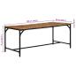 Preview: Esstisch 180x90x75 cm Raues Massivholz Mango