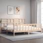 Preview: Massivholzbett ohne Matratze 200x200 cm Kiefer