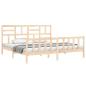 Preview: Massivholzbett ohne Matratze 200x200 cm Kiefer