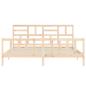 Preview: Massivholzbett ohne Matratze 200x200 cm Kiefer