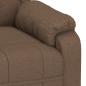 Preview: Massagesessel Elektrisch Braun Stoff