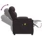 Preview: Massagesessel Elektrisch Dunkelbraun Stoff