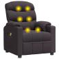 Preview: Massagesessel Elektrisch Dunkelbraun Stoff