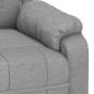 Preview: Massagesessel Hellgrau Stoff