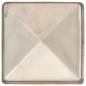 Preview: Pfostenkappen 6 Stk. Pyramide Edelstahl 91 x 91 mm