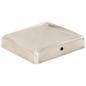 Preview: Pfostenkappen 6 Stk. Pyramide Edelstahl 91 x 91 mm