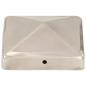 Preview: Pfostenkappen 6 Stk. Pyramide Edelstahl 91 x 91 mm