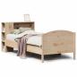 Preview: Massivholzbett mit Regal ohne Matratze 90x200 cm Kiefer