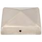 Preview: Pfostenkappen 6 Stk. Pyramide Edelstahl 81 x 81 mm