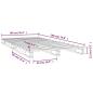 Preview: Palettenbett 90x190 cm Massivholz Kiefer