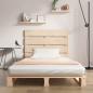 Preview: Massivholzbett ohne Matratze 75x190 cm Kiefernholz