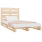 Preview: Massivholzbett ohne Matratze 75x190 cm Kiefernholz