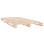 Preview: Massivholzbett ohne Matratze 75x190 cm Kiefernholz
