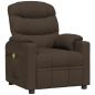 Preview: Massagesessel Dunkelbraun Stoff