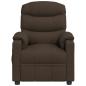 Preview: Massagesessel Dunkelbraun Stoff