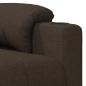 Preview: Massagesessel Dunkelbraun Stoff