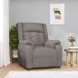 Preview: ARDEBO.de - Relaxsessel Taupe Stoff