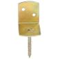 Preview: Flechtzaunhalter 48 Stk. L-Form Verzinktes Metall
