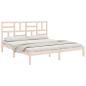 Preview: Massivholzbett ohne Matratze 200x200 cm