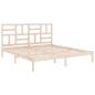 Preview: Massivholzbett ohne Matratze 200x200 cm