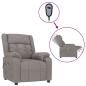 Preview: Massagesessel Elektrisch Taupe Stoff