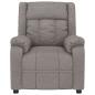Preview: Massagesessel Elektrisch Taupe Stoff