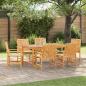 Preview: ARDEBO.de - 6-teiliges Garten Esszimmer Set aus Massivholz Akazie
