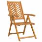 Preview: 5-teilige Garten Essgruppe Massivholz Akazie