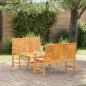 Preview: ARDEBO.de - 3-teiliges Garten-Lounge-Set Massives Holz Akazie