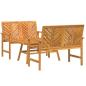 Preview: 3-teiliges Garten-Lounge-Set Massives Holz Akazie