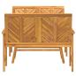 Preview: 3-teiliges Garten-Lounge-Set Massives Holz Akazie