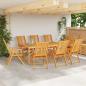Preview: Gartenstühle 8 Stk. Verstellbar Massivholz Akazie