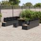 Preview: Gartensofa-set 11 Stk. 10-Sitzanzahl Schwarz