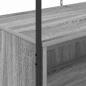 Preview: Kleiderständer mit Ablagen Grau Sonoma 100x44x160 cm