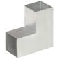Preview: ARDEBO.de - Pfostenverbinder L-Form Verzinktes Metall 91 x 91 mm