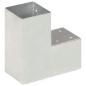 Preview: Pfostenverbinder L-Form Verzinktes Metall 91 x 91 mm