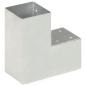 Preview: Pfostenverbinder L-Form Verzinktes Metall 91 x 91 mm