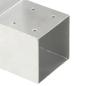 Preview: Pfostenverbinder L-Form Verzinktes Metall 91 x 91 mm
