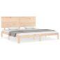 Preview: Massivholzbett ohne Matratze 200x200 cm Kiefer