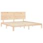 Preview: Massivholzbett ohne Matratze 200x200 cm Kiefer