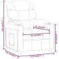 Preview: Relaxsessel Elektrisch Creme Stoff