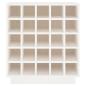 Preview: Weinregal Weiß 55,5x34x61 cm Massivholz Kiefer