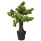 Preview: Künstlicher Bonsai Pinus mit Topf 60 cm Grün