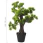 Preview: Künstlicher Bonsai Pinus mit Topf 60 cm Grün