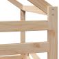 Preview: Etagenbett ohne Matratze 90x190 cm Massivholz Kiefer