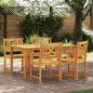 Preview: ARDEBO.de - Gartenstühle 4 Stück 56x55.5x90 cm Massivholz Akazie