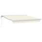 Preview: Automatische Einziehbare Markise Creme 300x250 cm