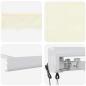 Preview: Automatische Einziehbare Markise Creme 300x250 cm