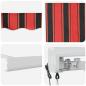 Preview: Automatische Ausziehbare Markise Orange und Braun 300x250 cm
