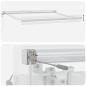 Preview: Automatische Ausziehbare Markise Orange und Braun 300x250 cm